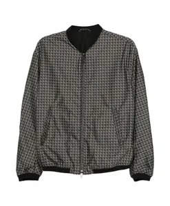 Куртка на молнии с рисунком черного орла Emporio Armani, черный