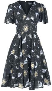 Платье средней длины Hell Bunny Solaris Dress, черный