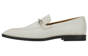 Кожаные мокасины с логотипом Ferragamo