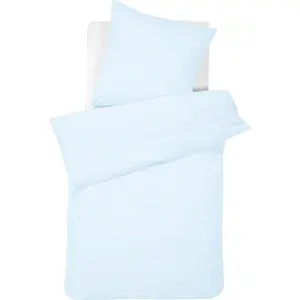 Постельное белье Damai «Органик Сатин» в элегантных тонах, цвет sky blue