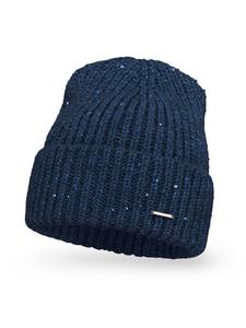 Шапка Vivisence 7088, темно-синий