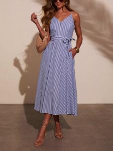 Платье темно-синего/белого цвета Milan Kiss