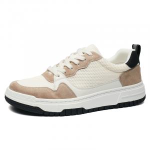 Износостойкие Дышащие И Сбалансированные Низкие Скейтборд Кроссовки Мужские KAISER, Белый Черный