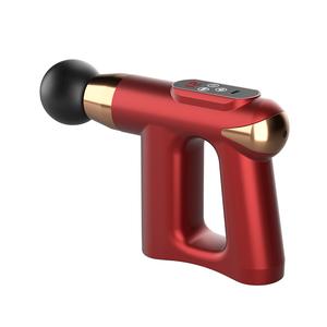Массажный пистолет Pulse Fascia, для расслабления мышц, вибрационный массаж, для спорта и фитнеса SHZH JKJ006 Shangheng, красный