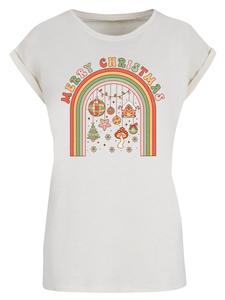 Футболка Merry Christmas Cozy Vibes в цвете Whitesand F4NT4STIC