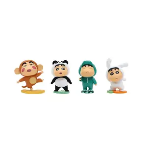Слепая коробка Crayon Shin-Chan Animal Cha-Cha-Cha, мистическая коробка/полный набор 4 шт 52TOYS