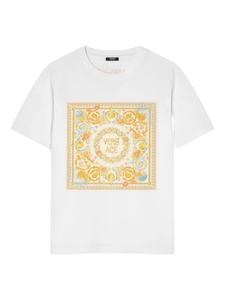 Versace футболка с графичным принтом, белый