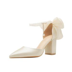 Женские туфли на высоком каблуке, абрикосового цвета BIGTREE, Apricot