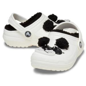 Детские сабо Crocs Classic Lined I Am Panda Bear 210395-0WX, белые, модель NIN257, белый