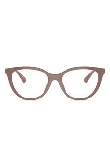 Emporio Armani cat-eye очки, коричневый