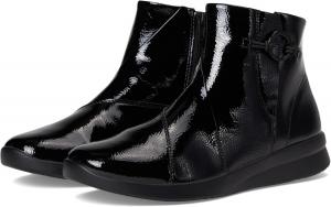 Женские ботильоны Clarks Ellowyn Deva, Black Crinkle Patent
