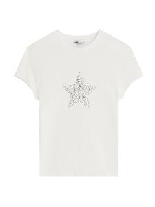 Футболка Bershka, Off white