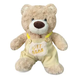 Jiffy Bear Collection, комбинезон с новогодней елкой и снеговиком, милые куклы, плюшевая кукла, высота 24см/42см Julebaby