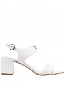 Женские сандалии Gancini с логотипом, белые Salvatore Ferragamo, белый