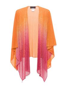 Talbot Runhof шарф с эффектом омбре, оранжевый