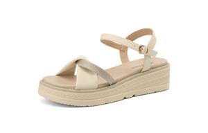 Сандалии с ремешком 4 см женские Mulinsen, Beige