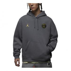 Толстовка Air Jordan x PSG Hoodie 'Black Gold', черный