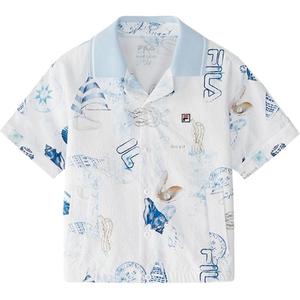 Рубашка с принтом для детей 3-7 лет FILA KIDS, All Over Print