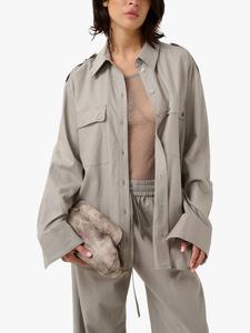 Льняная рубашка gzliane Gestuz, цвет Rock Ridge