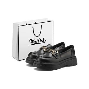 WESTLINK Лоферы женские черные