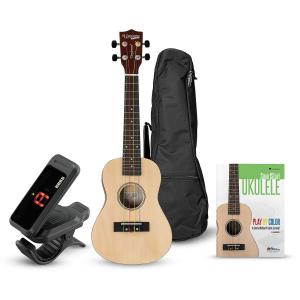 Научитесь играть на гавайской гитаре Tanglewood Bundle Natural