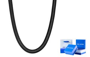 Титановая стальная цепь унисекс ENFANTIN, черный