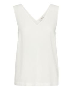 Классический топ Kaffe Shirt Milia, натуральный белый