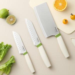 Carote Кухонный нож для нарезки овощей, мяса и фруктов, нож для детского питания, нож женский кухонный из нержавеющей стали, острый, 60 см, цветочный узор