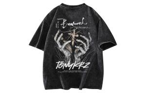 Футболка унисекс TONYKRZ, черный серый