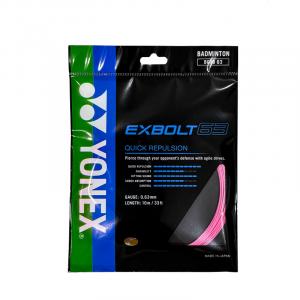 Струны для бадминтонной ракетки EXBOLT коллекция Forged Fiber 63 нить унисекс 1 упаковка 10м YONEX