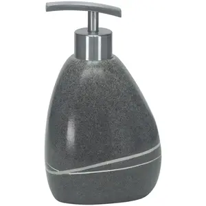Дозатор для мыла Kleine Wolke «Камни», (1 шт.), темно-серый