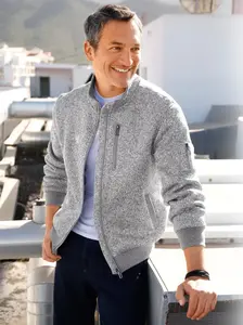 Флисовая куртка Marco Donati, цвет Hellgrau-Meliert