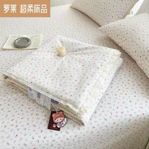 LUOLAI HOME Комплект постельного белья 4 предмета, простыня 150x200 см, летнее одеяло, 23