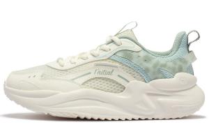 Кроссовки 361° Lifestyle Shoes Women's Low-top Feather White/light Smoky Green, зеленый