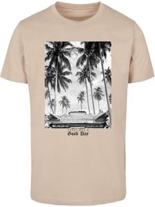 Футболка Today Was A Good Day Tee бежевого цвета Mister Tee