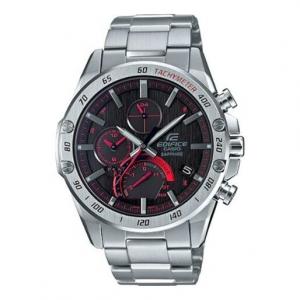 Часы CASIO EDIFICE Solar Powered Mens Black Analog, черный