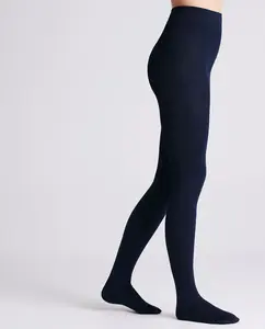 Колготки термо 140 денье Ysabel Mora, тёмно-синий
