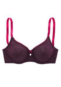 Бюстгальтер на косточках NUANCE Minimiser Bra, фиолетовый