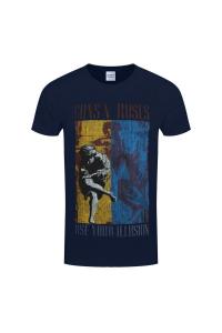 Используйте свою футболку с иллюзией Guns N Roses, темно-синий