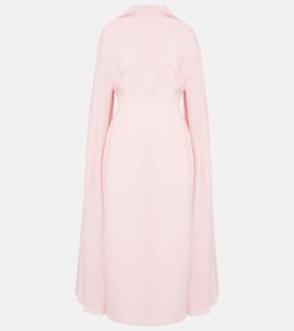 Платье-миди Nour из крепа с драпировкой Roksanda, Lemonade