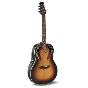 OVATION 1718-1-G Pro Elite Roundback Deep Электро-акустическая гитара - санберст