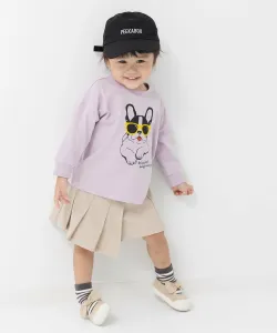 Футболка с длинными рукавами, 100% хлопок, с принтом Chil2, цвет H Dog/Lavender