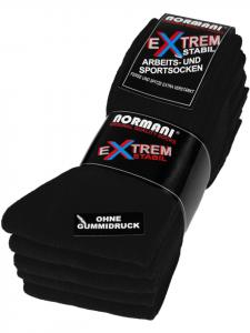Normani 10 пар чрезвычайно прочных рабочих и спортивных носков черного цвета