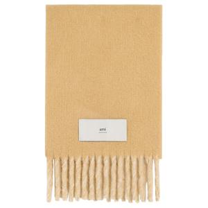 Ами Париж Шерстяной Шарф с Бахромой AMIPARIS