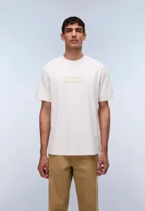 Футболка с принтом логотипа box Napapijri, White Whisper