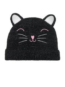 Шапка MANGO KIDS GATO, черный