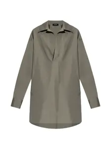 Мини-платье с воротником-стойкой Dsquared2, серый