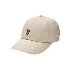 MLB Хлопковая бейсболка для защиты от солнца унисекс экрю, Beige