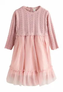 Платье для коктейльной вечеринки/вечеринки прямого кроя Next, Pink