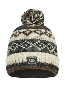 THC Natural Line Шапка '888' в крапчатом бежевом цвете